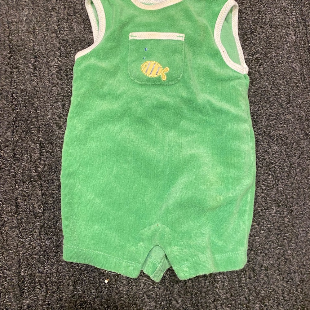Talbots Kids Green Romper